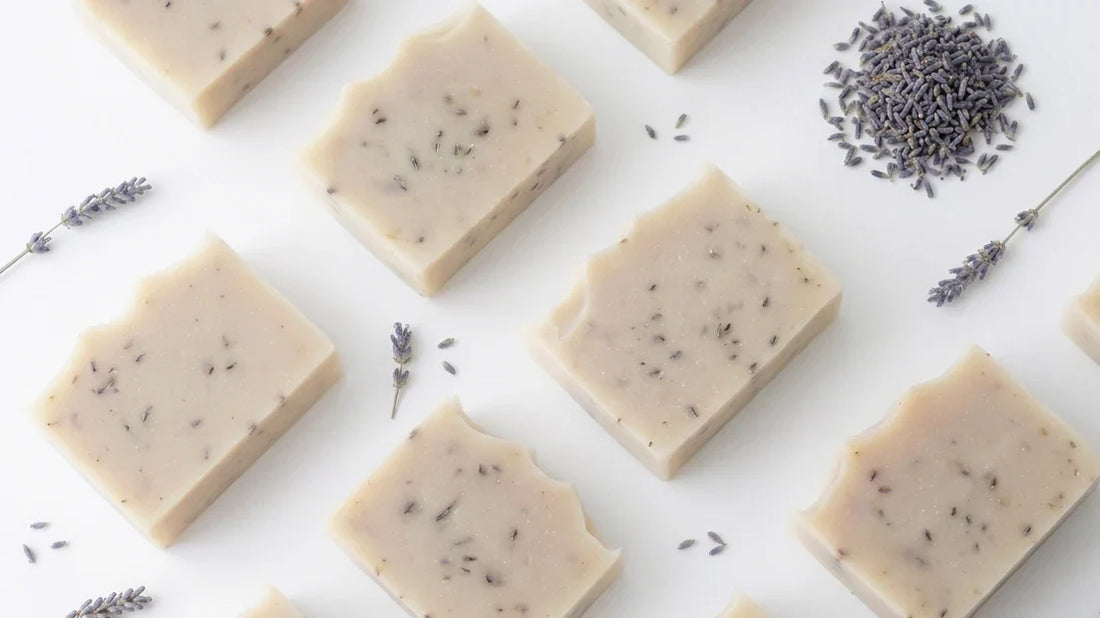 The River and Lakeside natural lavender bar soaps by Whitewater Soap