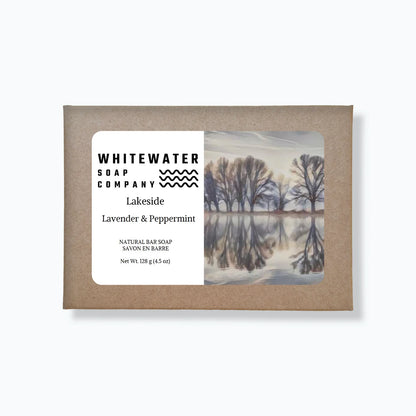Lakeside Natural Soap Lavender Peppermint Bar Whitewater Soap Box