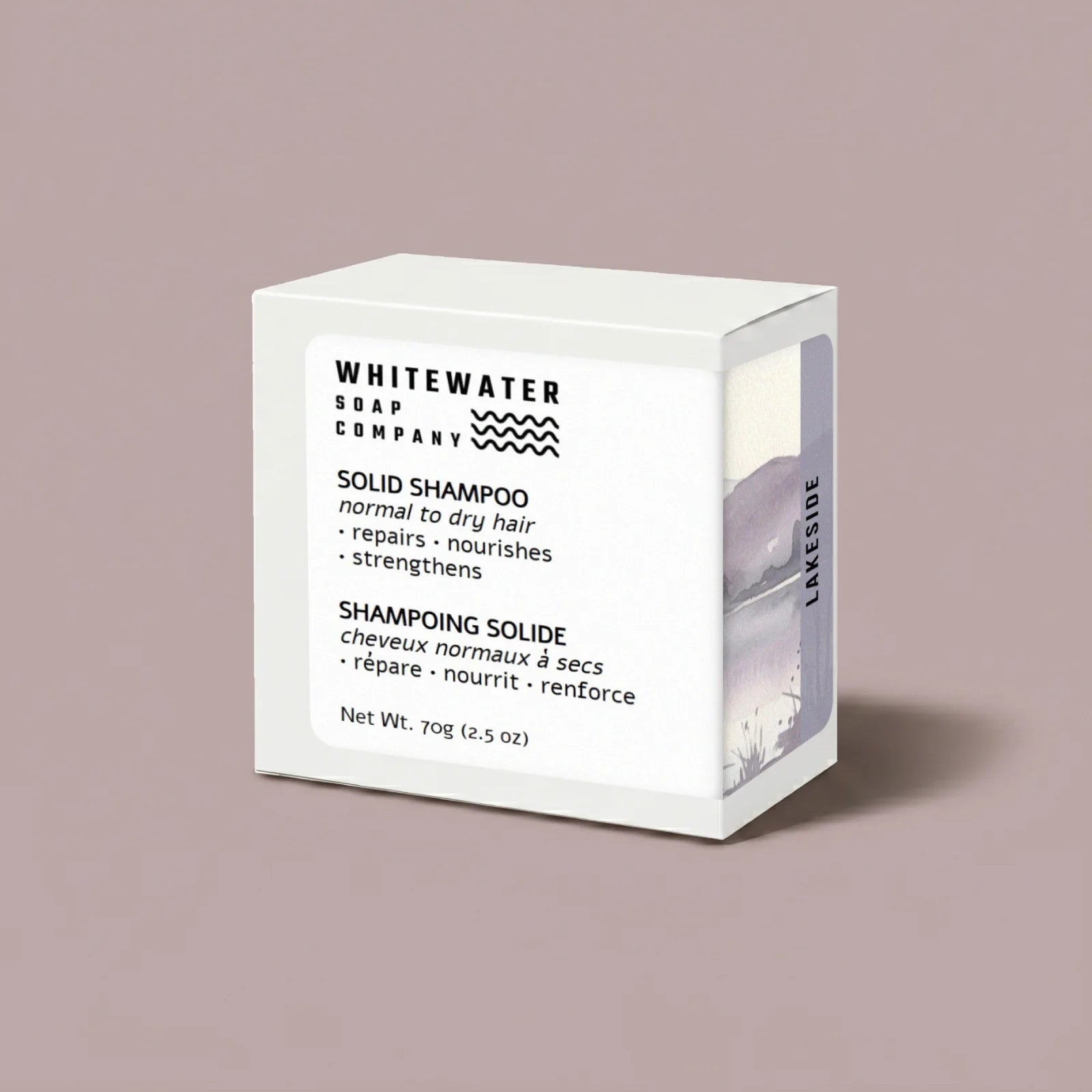 Hydrating Solid Shampoo Bar for Normal to Dry Hair