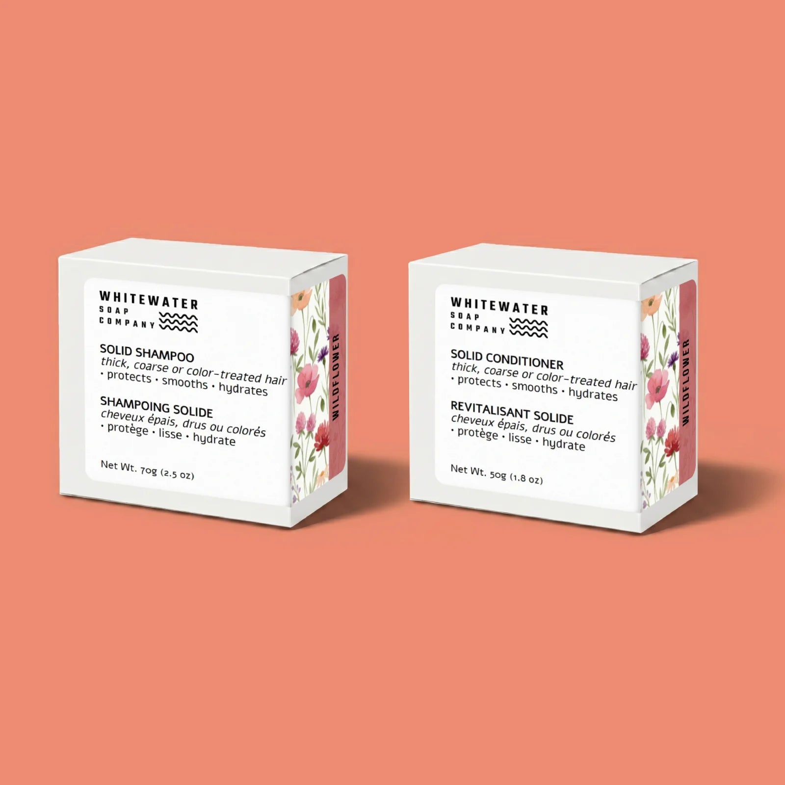 Premium Quality Solid Shampoo & Conditioner Bar Bundle for Thick, Coarse, or Color-Treated Hair